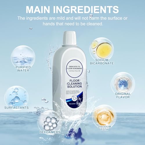 Nukisa 4pcs Floor Cleaning Solution Compatible With Tineco Cleaning Solution, Deep Clean For Floors, Child And Pet Friendly, Dissolve Grease And Stubborn Dirt, Suitable with Tineco All Vacuum Mops - Image 3