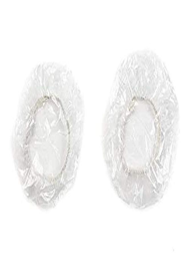 Cute critters 100 Pack Clear Disposable Ear Protectors Waterproof Ear Covers For Hair Dye Shower Bathing - Image 4