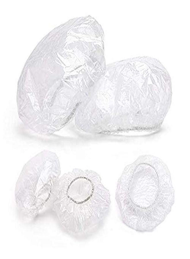 Cute critters 100 Pack Clear Disposable Ear Protectors Waterproof Ear Covers For Hair Dye Shower Bathing - Image 5