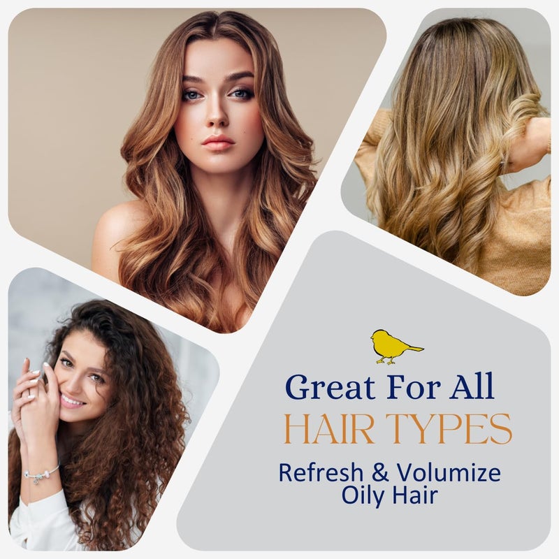 The Yellow Bird Yellow Bird Dry Shampoo Powder | Natural & Organic | Non-Aerosol | For Blonde, Brunette, & Dark Hair | No Benzene, Vegan - Image 3