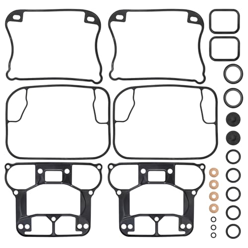Carbpro 17030-91 Rocker Box Gasket Kit fit for 1989-2003 Harley Sportster 883 Sportster 1200 XL883 Hugger Deluxe XLH883 XL1200 XLH1200 Sporty - Image 2
