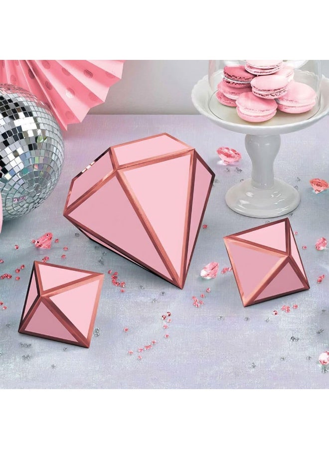 Amscan Blush Wedding 3d Table Decoration 3pcs - Image 1