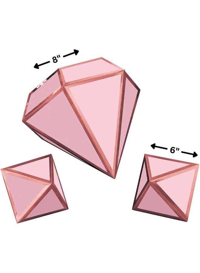 Amscan Blush Wedding 3d Table Decoration 3pcs - Image 3