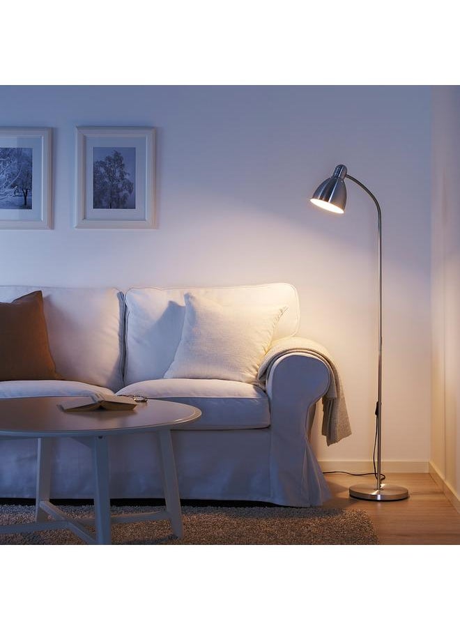 erorex - Floor/Reading Lamp, Aluminium Chrome Effect - Image 1