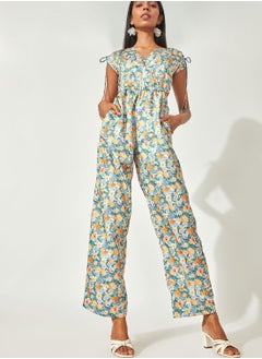 Floral Print Jumpsuit