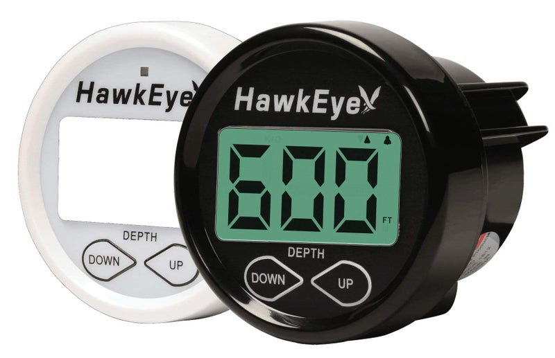 HawkEye DepthTrax 2B Boat Mount In Dash Digital Depth Finder - Image 1