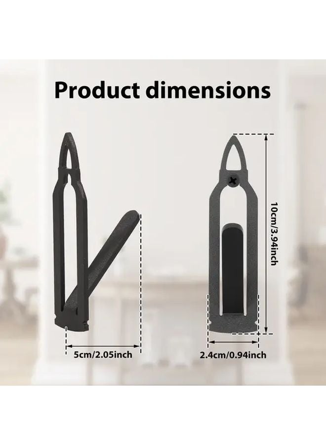 12pcs Stainless Steel Wall Mounted Trophy Hangers Multi Purpose Display Racks - Image 5