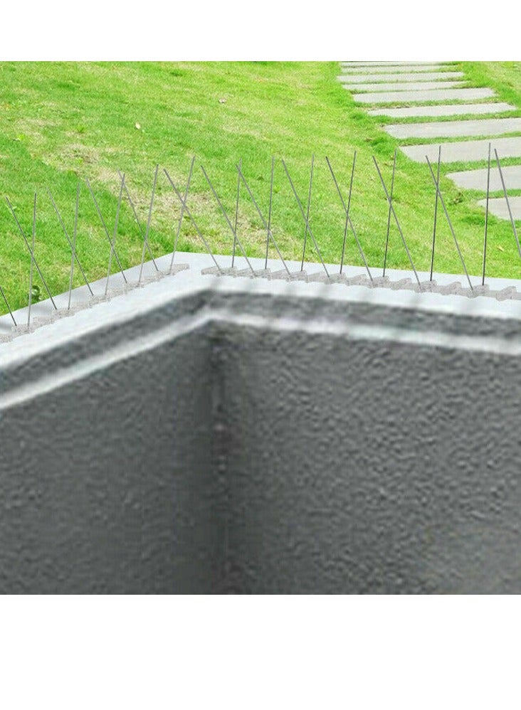 Stainless steel garden bird thorn protection, Thorns For Birds And Pigeons Silver 50 centimeter - Image 5