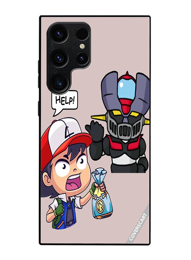 COVERSCART Protective Case Cover For Samsung Galaxy S25 Ultra Mazinger Cartoon Design Multicolour