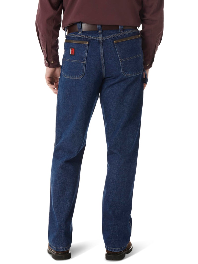 Wrangler Riggs Workwear mens Workhorse jeans, Antique Indigo, 42W x 34L US - Image 5