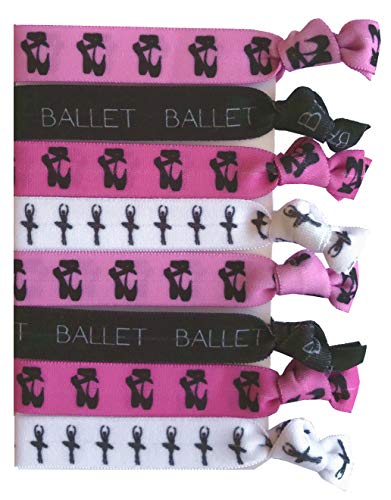 Sportigift 8 Piece Ballet Gift Hair Elastics - Dance Gifts for Girls, Dancer Gifts, Ballet Gifts, Ballet Gifts for Girls, Dance Accessories for Dancers, Girls, Dance Teachers and Classes, Accessories for Dancers - Image 5