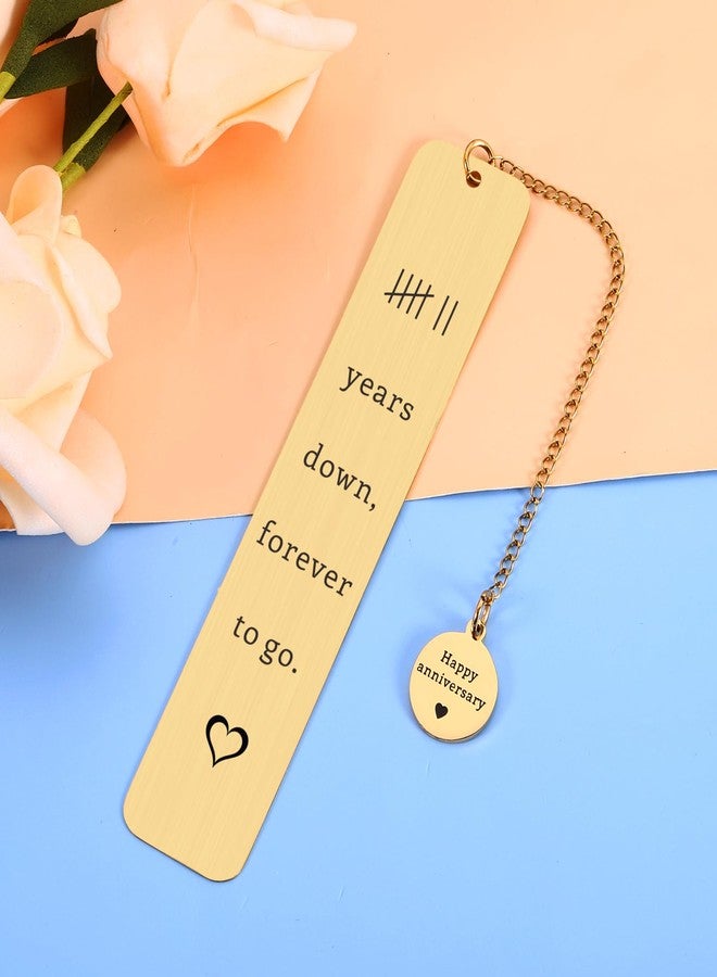 KINMES 7 Year Anniversary Copper Gifts for Him Her Wedding Gifts for Husband from Wife for 7 Anniversary Copper Anniversary Bookmark Gifts for Boyfriend Girlfriend 7th Anniversary Love Gift for 7 Year Couple - Image 2