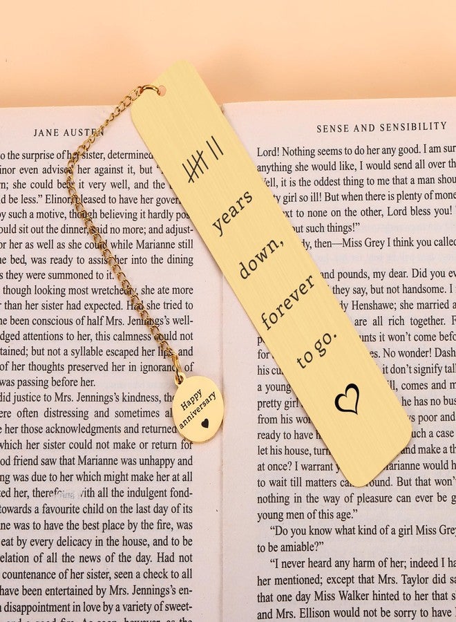 KINMES 7 Year Anniversary Copper Gifts for Him Her Wedding Gifts for Husband from Wife for 7 Anniversary Copper Anniversary Bookmark Gifts for Boyfriend Girlfriend 7th Anniversary Love Gift for 7 Year Couple - Image 5