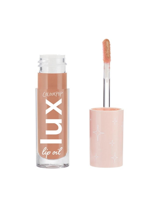 ColourPop Lux Lip Oil - Hydrating, Sheer Tinted Lip Oil Formulated with Antioxidant-Rich Chamomile Extract & Calendula Oil - Non-Greasy, Nourishing Soft-Warm Nude Lip Oil - Skinny Dip (0.16 oz) - Image 1