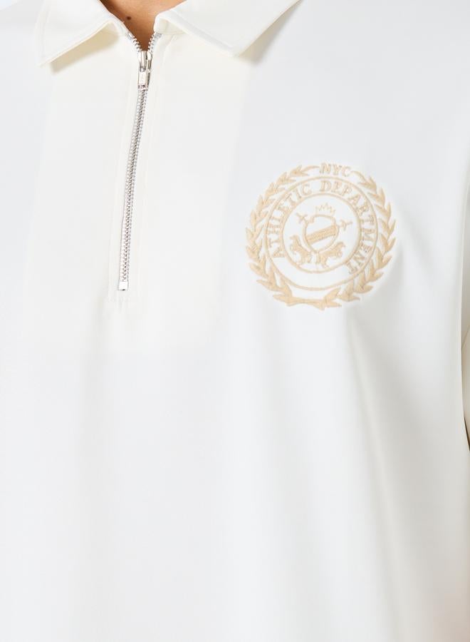 Styli Oversized Embroidered Polo and Relaxed Fit Joggers Co-Ords - Image 3