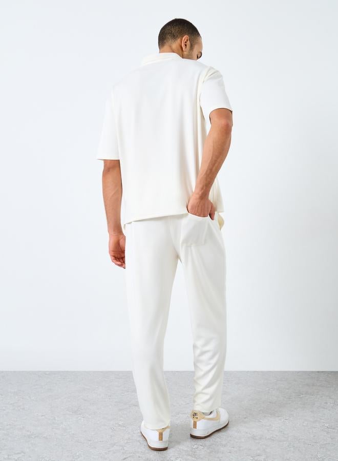 Styli Oversized Embroidered Polo and Relaxed Fit Joggers Co-Ords - Image 4