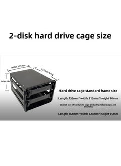 Generic 2-Bay 3.5inch Mechanical Cage 2-Bay Rack 4-6-8-Layer Bracket Free Of Disassembly Ssd Bracket-Capacity:6 Trays - Pull-out Cage (fixed With Foam Glue In Chengdu Warehouse)  - Image 3