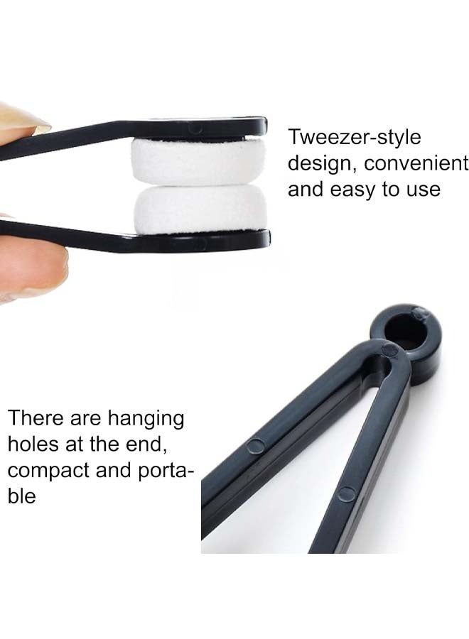 10PCS mini Eye Glasses Lens Cleaner Soft Brush Cleaning Tool, Microfiber, with Eye Glasses Cleaner Wipes Together 360 Degrees on The Lens Cleaning - Image 3