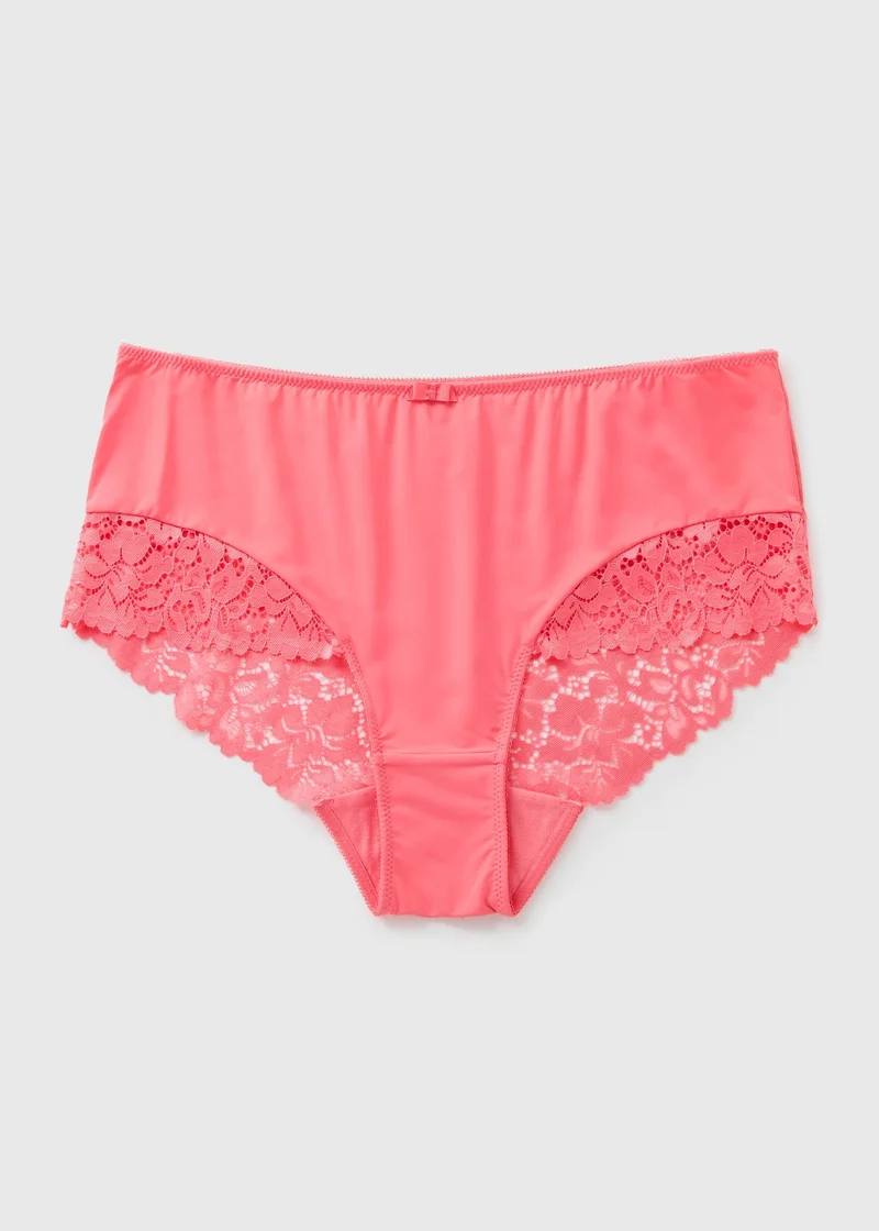 Matalan Coral Lace Detail Midi Knickers