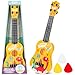 KFPPLXQ Mini Guitar 17 Inch Kid Guitars Toddler Guitar Ukulele 4 Strings Guitar for Kids Party Favor Kids Musical Instruments Educational Toys for Beginner Dinosaur - Image 2