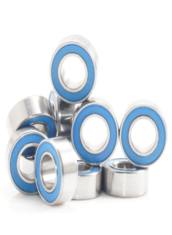 FUSHIBEARING MR105-2RS Precision Ball Bearing 5x10x4mm,ABEC-3 5x10x4 Blue Rubber Sealed Ball Bearings (Pick of 10pcs) - Image 2