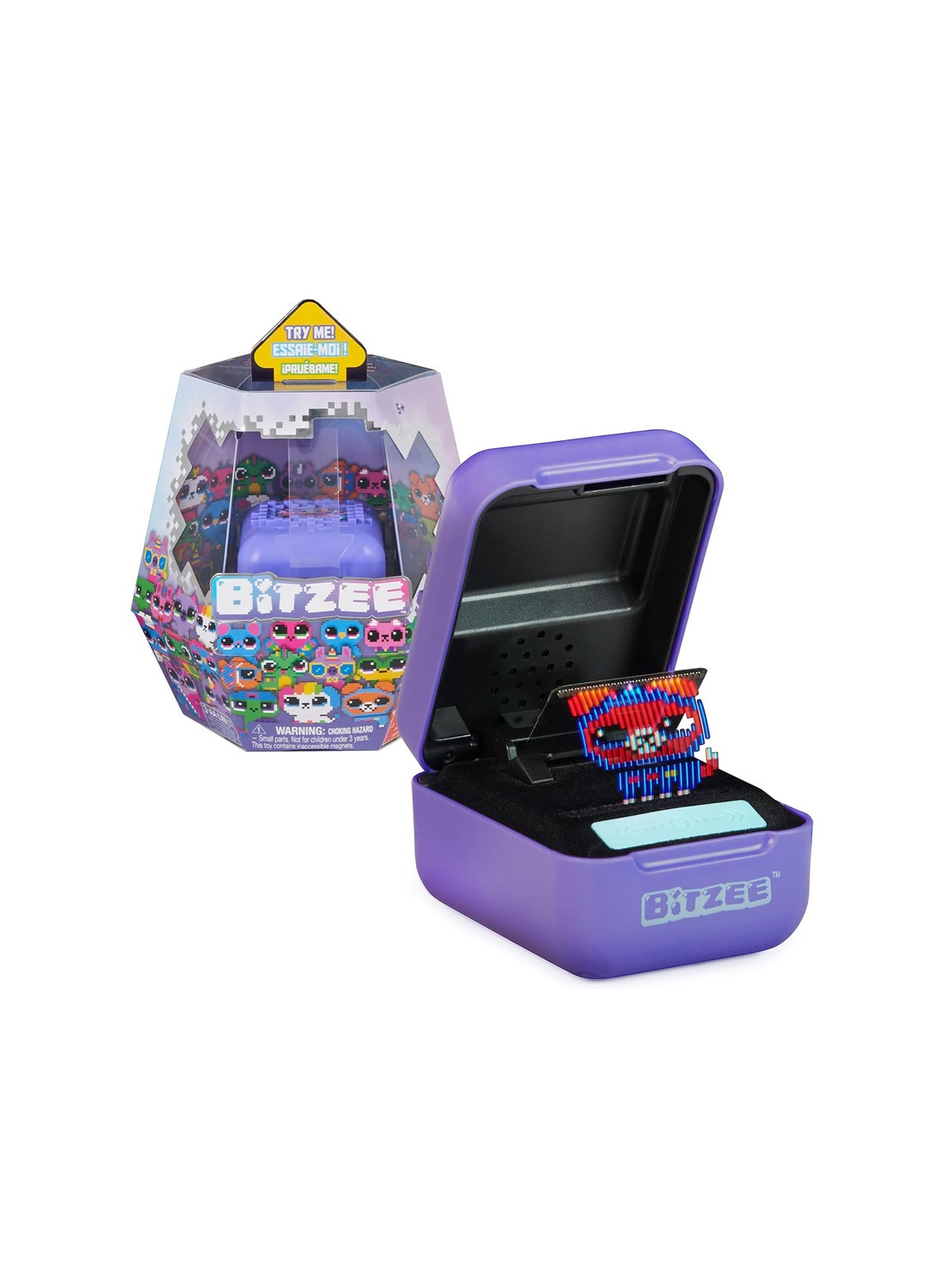 Bitzee Bitzee Interactive Toy Digital Pet and Case with 15 Animals Inside,  Virtual Electronic Pets, Kids Toys for Girls Boys Purple Best Price UAE 