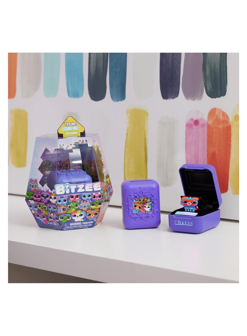 Bitzee Interactive Toy Digital Pet and Case with 15 Animals Inside, Virtual Electronic Pets, Kids Toys for Girls Boys Purple - Image 3
