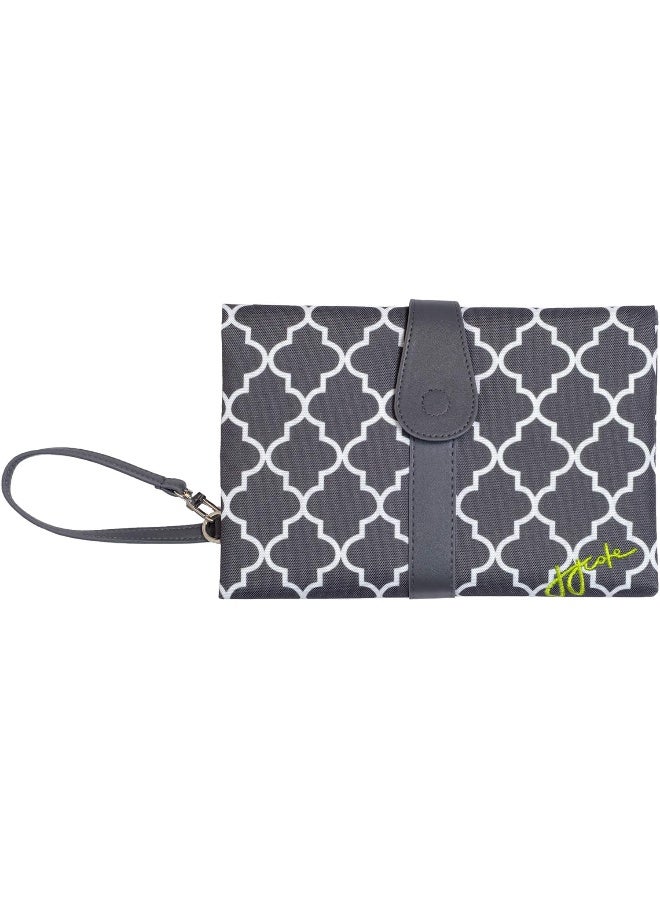 JJ COLE JJ Cole On the Go Changing Station Clutch Stone - Image 1