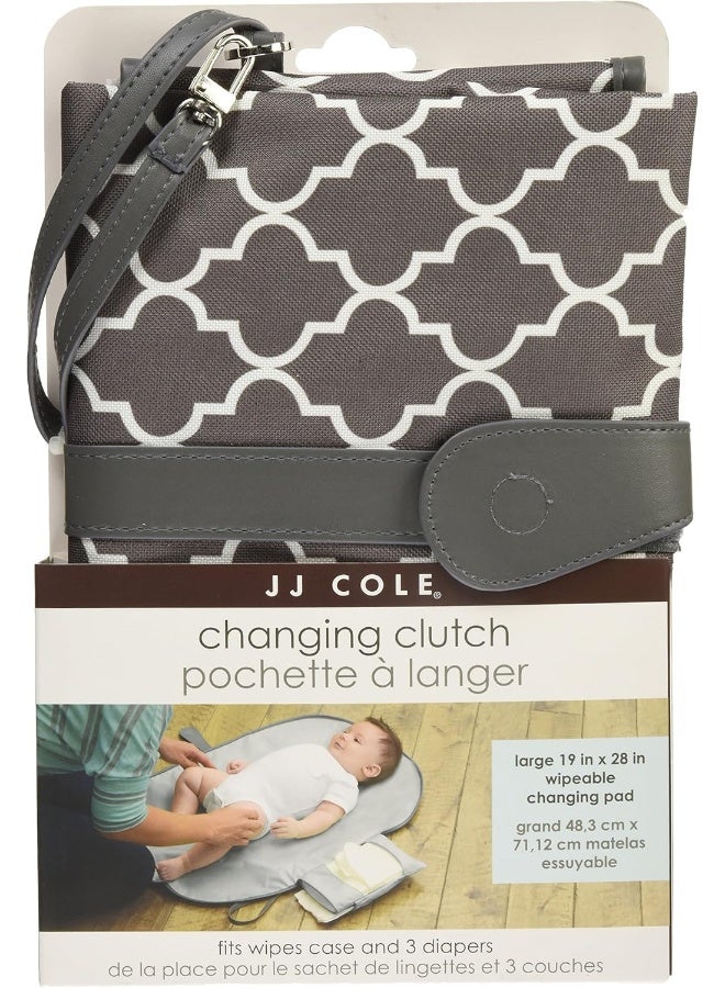 JJ COLE JJ Cole On the Go Changing Station Clutch Stone - Image 5