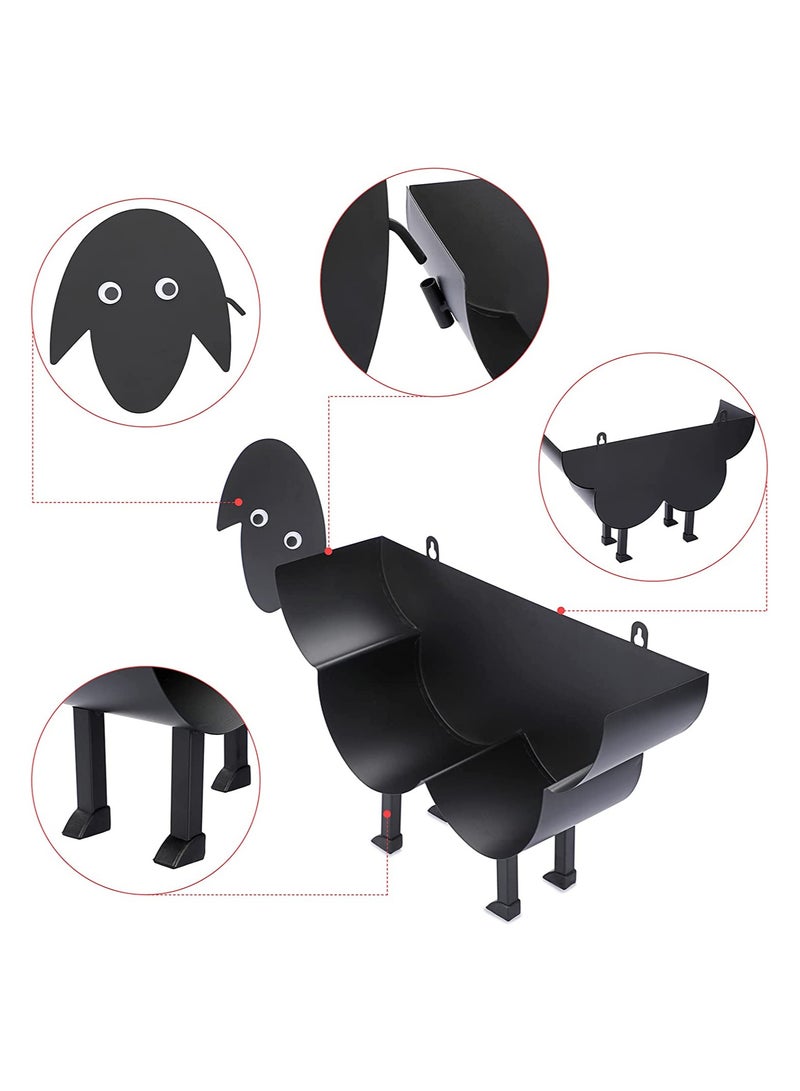 SYOSI Sheep Toilet Paper Holder Stand, Funny Cute Animal Decorative Toilet Paper Storage for 8 Rolls,Toliet Paper Organizer Storage, Bathroom Decor Accessories - Image 3
