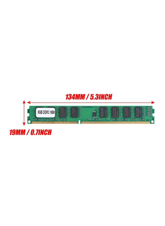 Thoraya - وحدة ذاكرة رام بسعة 8 جيجابايت DDR3 240 دبوس بتردد 1600 ميجاهرتز طراز PC-12800 لوحدة المعالجة المركزية Intel/ AMD - Image 1