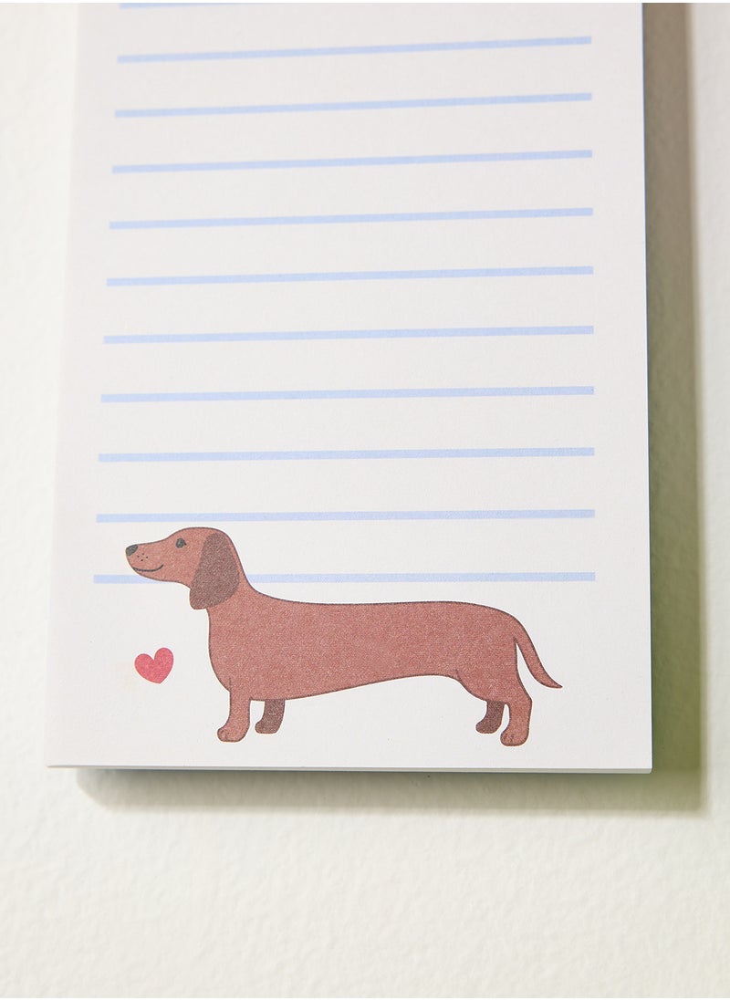 Sausage Dog List Pad - pzsku/Z7D81A8D6F48F50FECB7BZ/45/_/1729755086/861e13f3-a6a4-4008-9bfa-9503bfb0ab99