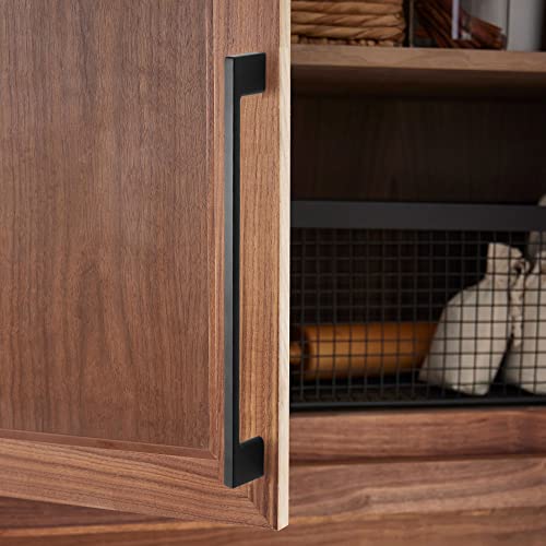 TUNNY 5 Pack Classic Cabinet Handles-8.81"/224mm Screw Spacing Matte Black Furniture Hardware Handles for Kitchen Cabinets Bedroom Cabinet Pull - Image 5