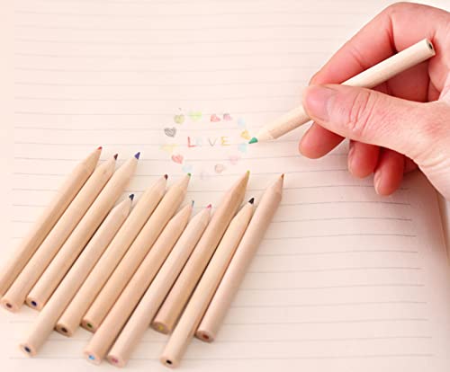Tergy 20 Packs Mini Colored Pencils with Sharpener in Tube Portable Drawing Art Cartoon Pencils for 3 Years Old and Up Kids Adults Writing Sketching Painting,12 Colors in Tube - Image 5