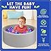 COZYTRAUM Foam Ball Pit for Kid Kids Soft Ball PitKiddie Balls PoolIdeal Gift Toys for Children 27 Inch - Image 4
