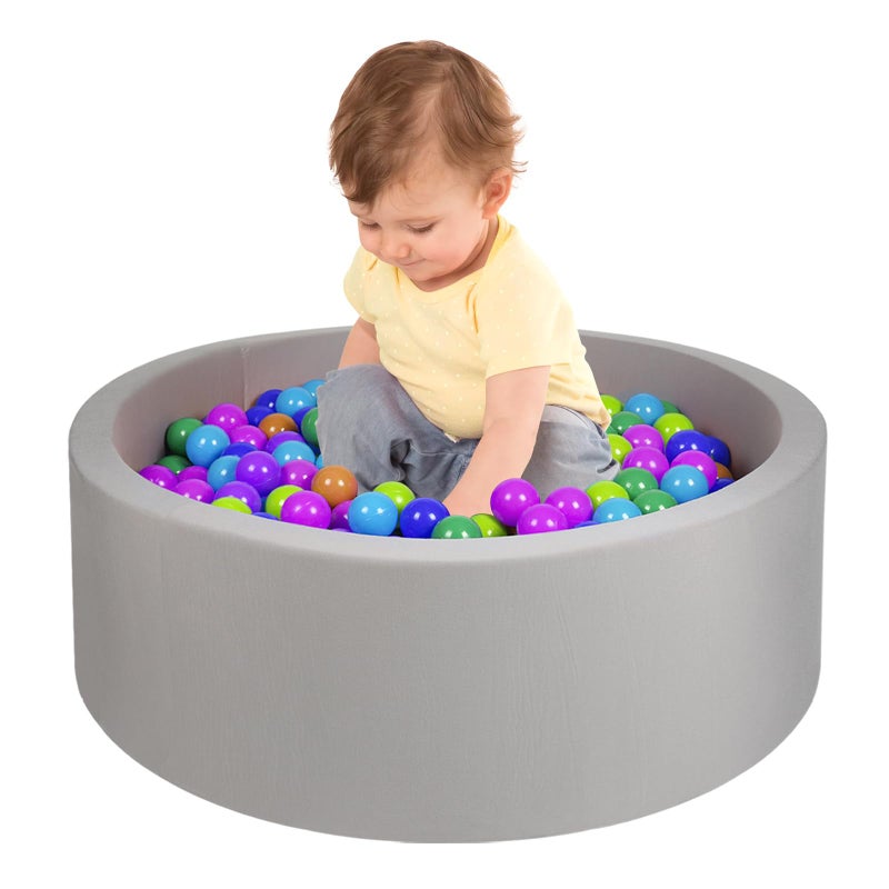 COZYTRAUM Foam Ball Pit for Kid Kids Soft Ball PitKiddie Balls PoolIdeal Gift Toys for Children 27 Inch - Image 3