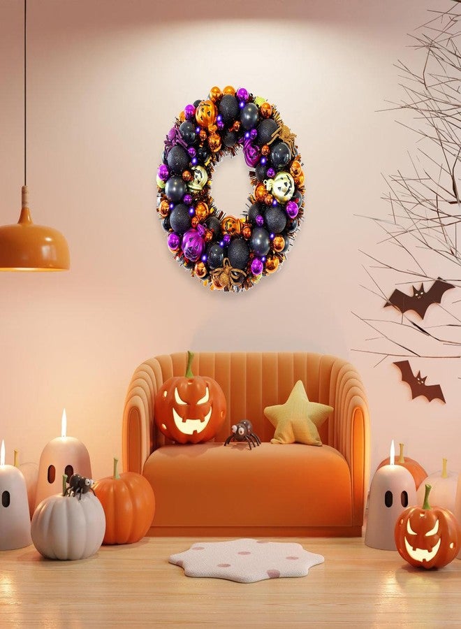 HipTree 16 Inch Happy Halloween Wreath for Front Door - Image 4