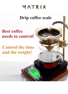 MATRIX Digital Coffee Scale with Timer,Kitchen Scale With Led Display For Cooking Baking Weight For Up To 5000G  - Image 4