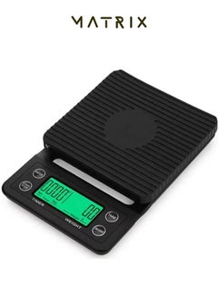 MATRIX Digital Coffee Scale with Timer,Kitchen Scale With Led Display For Cooking Baking Weight For Up To 5000G  - Image 1