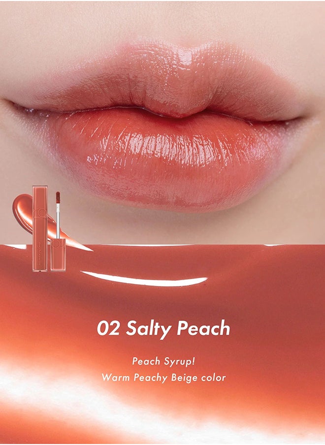 rom&nd Dewy Ful Water Tint 02 Salty Peach  - Image 4
