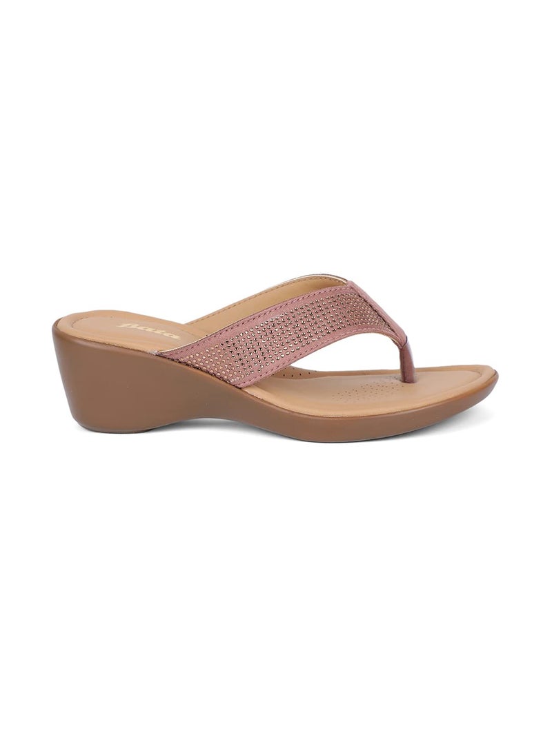 Bata Womens Simo Pu Heels, (6715837), 3 Pink - Image 3
