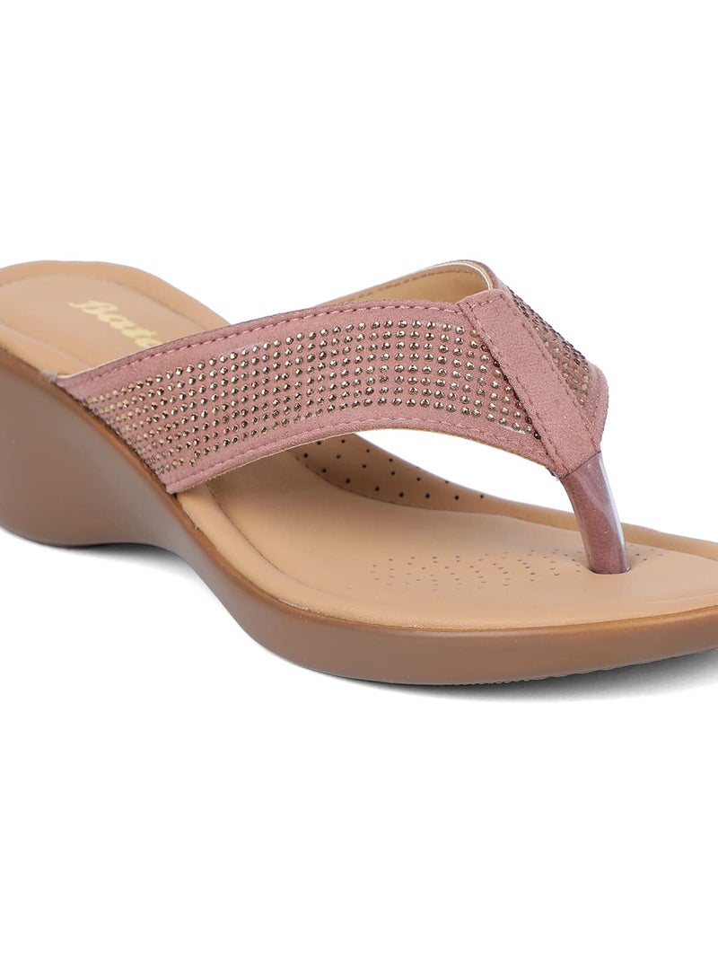 Bata Womens Simo Pu Heels, (6715837), 3 Pink - Image 5