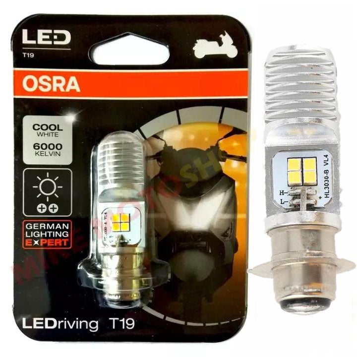 دراجة نارية LED المصباح الأمامي السيارة الكهربائية 3030 قوية ضوء مزدوج الجانب T19 دراجة نارية المصباح الأمامي سكوتر العمل ضوء السيارة - Image 1