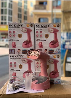 sokany Stainless Steel Portable Steam Iron – Lightweight Continuous Steam Iron Steamer with Large Detachable Water Tank, Powerful 1200W Fast Heating, Compact for Home & Travel, Fabric & Clothes Steamer, Mini Handheld Garment Steamer for Easy Ironing  - Image 4