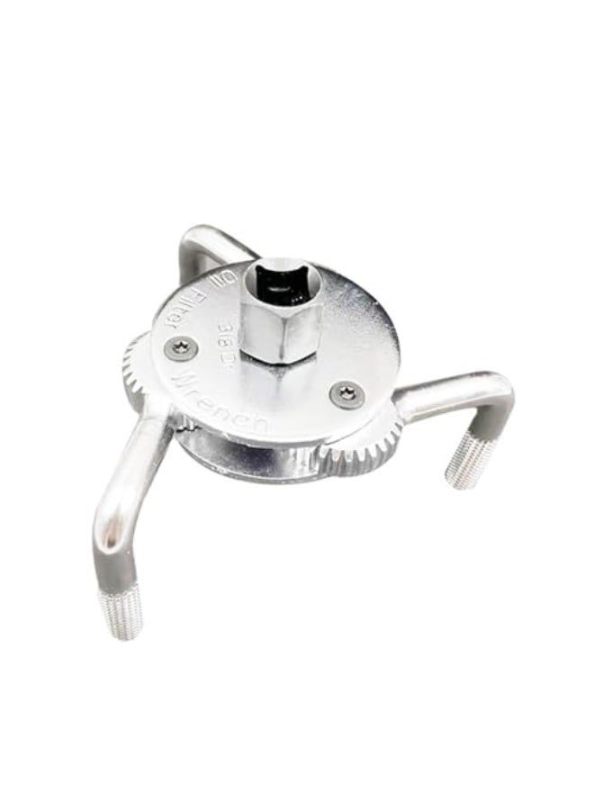 LAMAY Adjustable Oil Filter Wrench, Magnetic 3-Jaw Oil Filter Removal Tool, Ideal for Cars, Trucks, Tractor - Image 3