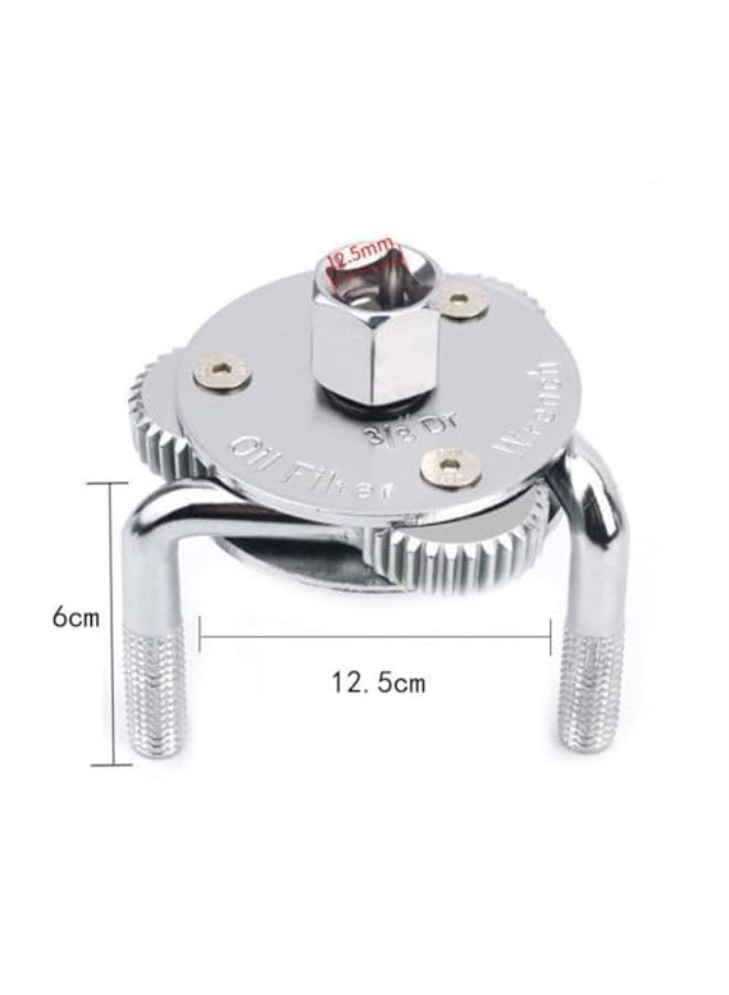 LAMAY Adjustable Oil Filter Wrench, Magnetic 3-Jaw Oil Filter Removal Tool, Ideal for Cars, Trucks, Tractor - Image 4