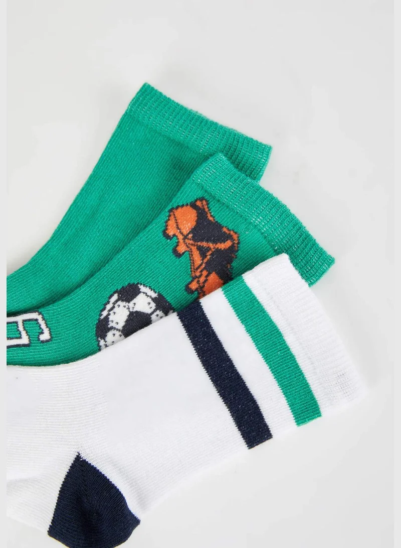 DeFacto 3 Pack Boy High Cut Socks