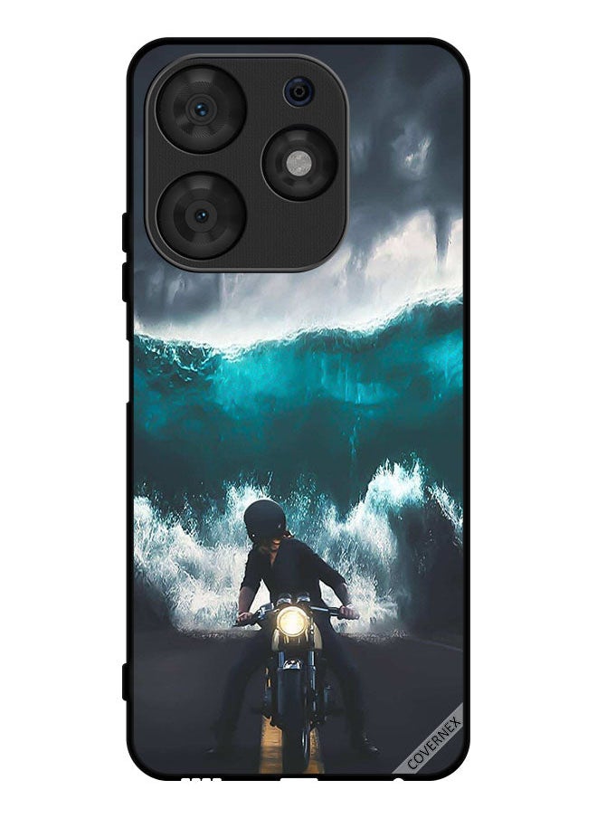 Covernex Protective Case Cover For Tecno Spark 10 Pro Water Wave Art  - Image 1