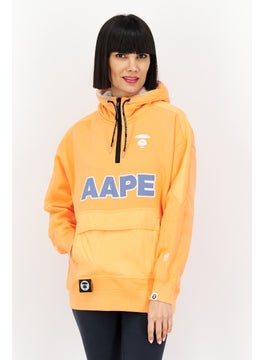 Women Hooded Graphic Print Long Sleeves Sweatshirt, Orange - pzsku/Z7D8209A8EE295F141027Z/45/_/1724351010/1eba5982-d5ef-42ee-b94c-15adb00e3b66