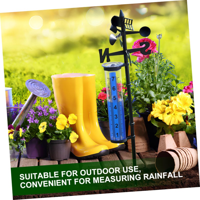 2Pcs Clear Plastic Rain Gauge Tubes Outdoor Replacement for Digital Rain Meter - Image 4